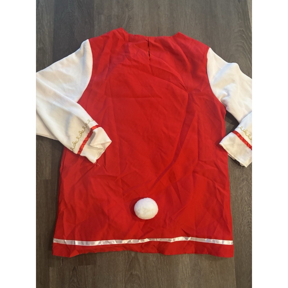 Alice In Wonderland White Rabbit Costume Pullover Only Eraspook Size Medium Mad - Picture 6 of 6